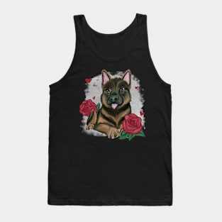 German shepherd puppy love Tank Top